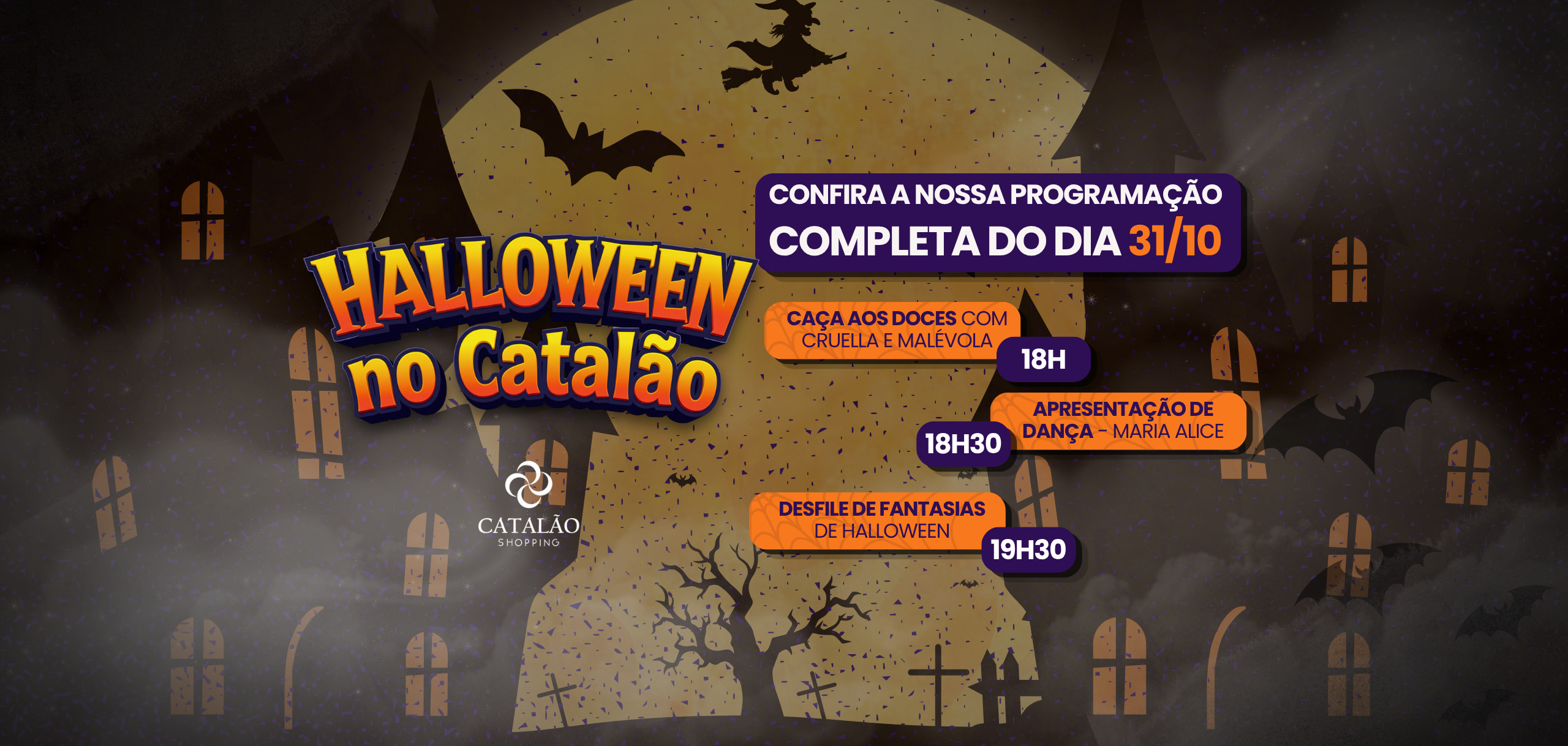 Halloween aqui no Catalão Shopping no Shopping Catalão